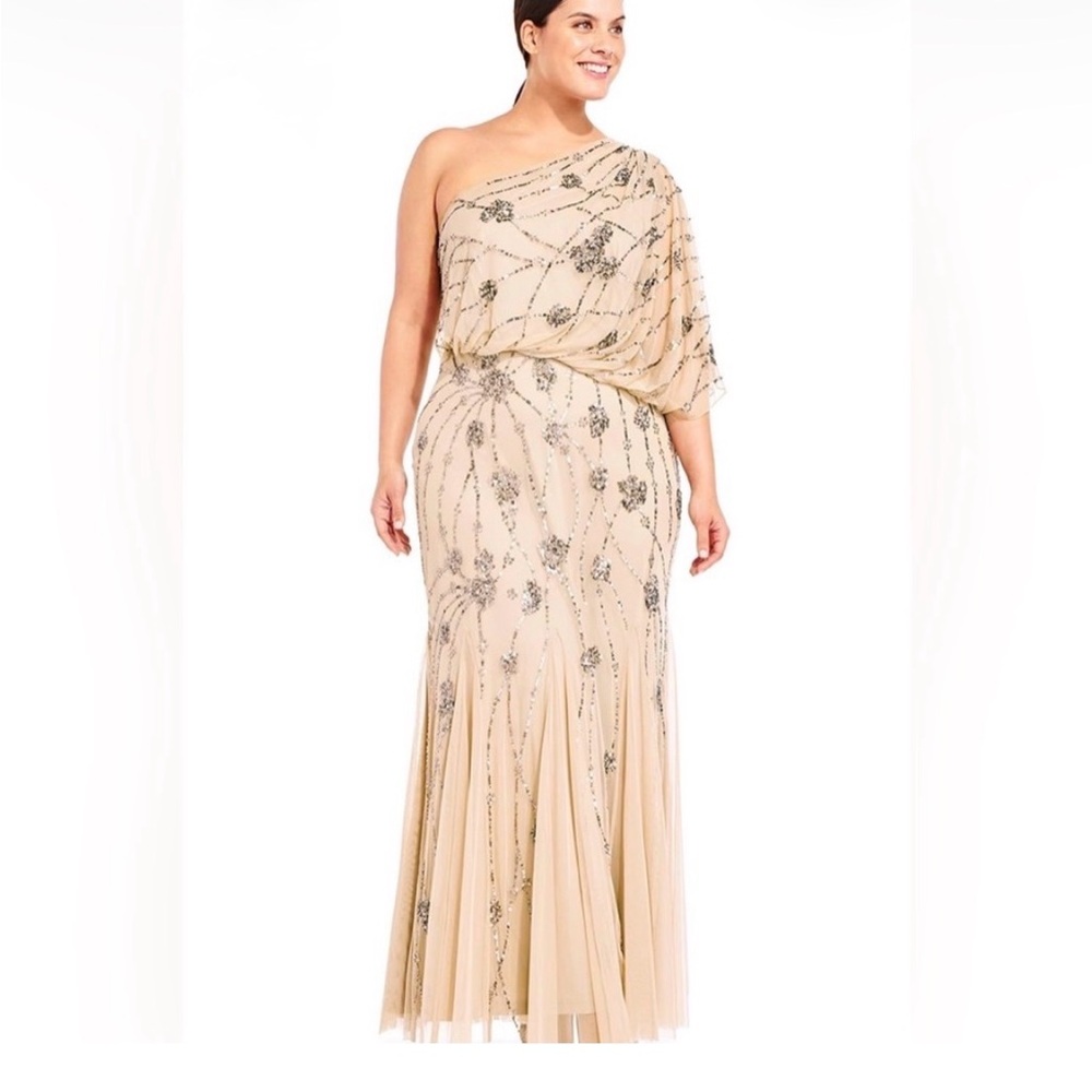 Adrianna Papell One-Shoulder Dress
